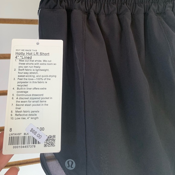 Black - Hotty Hot LR Short 4* - Picture 3 of 3